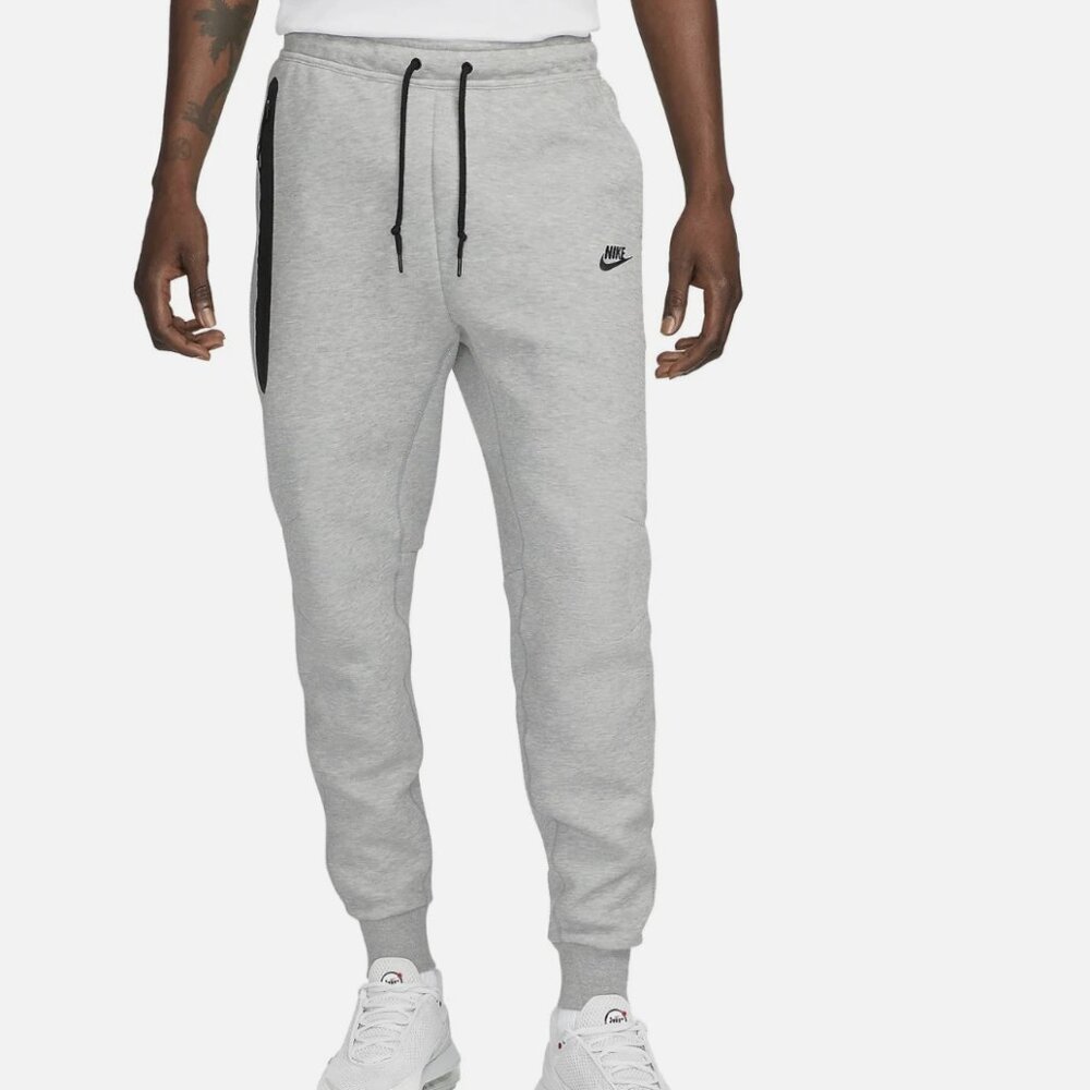 Nike Sportswear Tech Fleece Joggers Grey Heather Black Size XL Men's